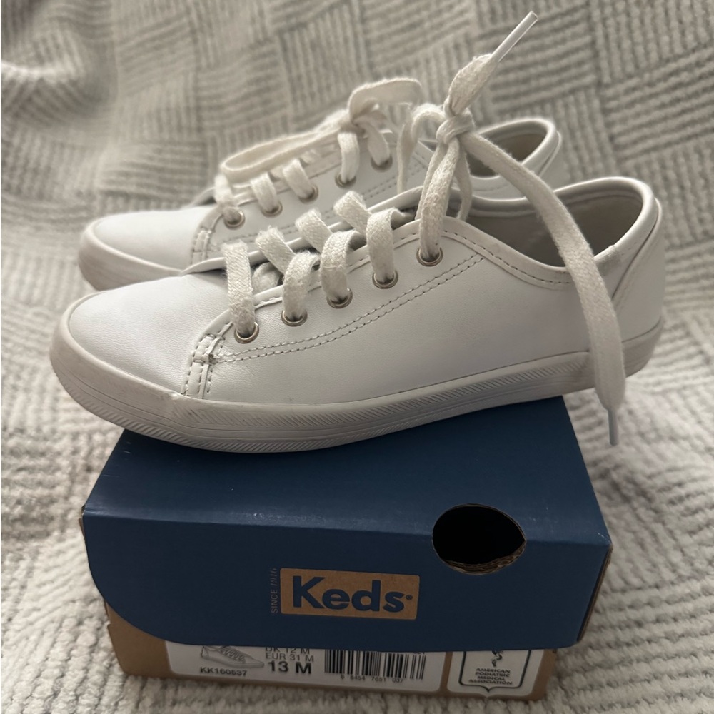 Keds Kids Classic White Sneakers